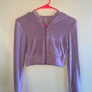 Women's Purple Hooded Jacket